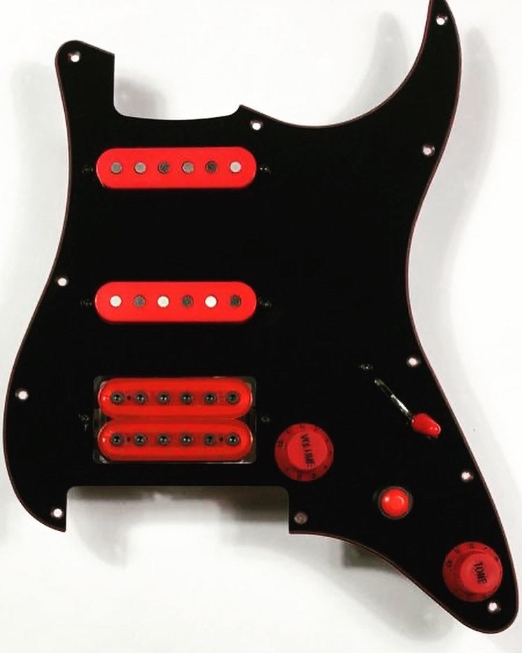 Terminator - 4/3 Pickguard Assembly with Electric Ed Pickup Set